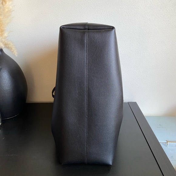 EUC YSL Saint Laurent East West Supple Leather Shopping Tote Black - Picture 9 of 14